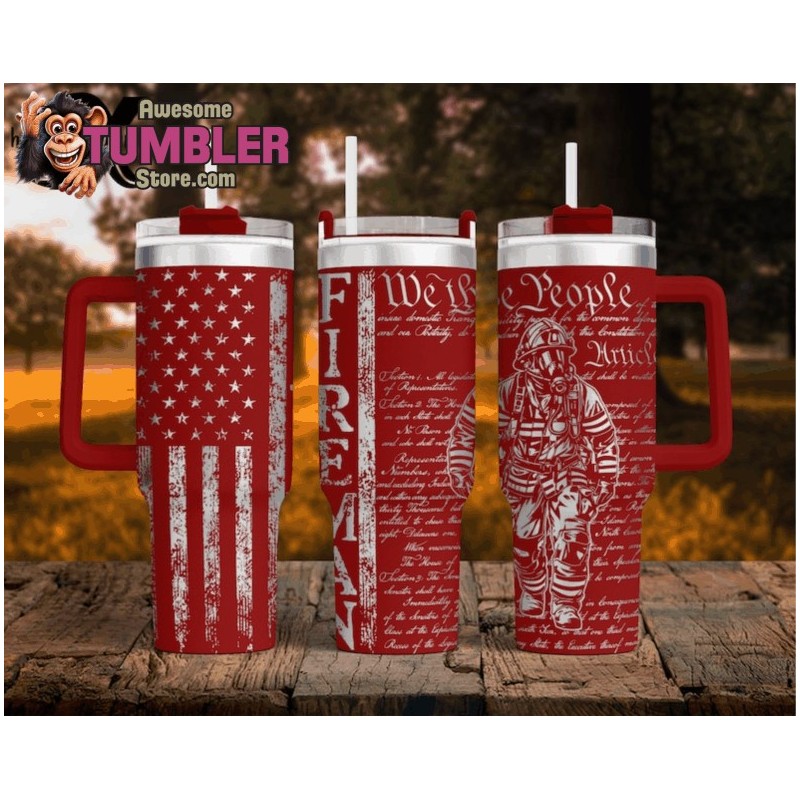 Firefighter Tumbler