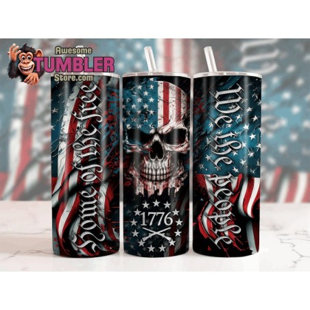 1776 We the People Home of the Free Tumbler