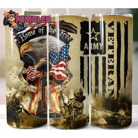 Army Veteran Tumbler