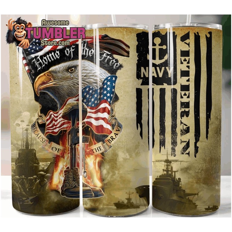 Navy Veteran Tumbler