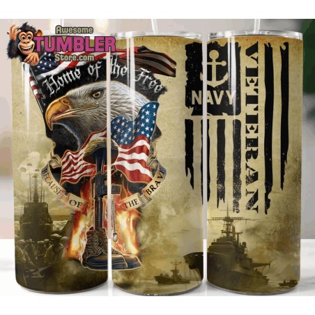 Navy Veteran Tumbler