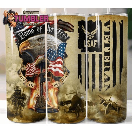 USAF Veteran Tumbler