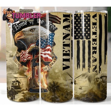 Vietnam Veteran Tumbler