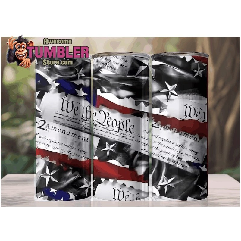 We the People 2nd Amendment Tumbler